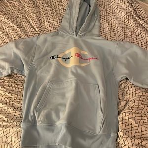 Light Blue Champion Hoodie